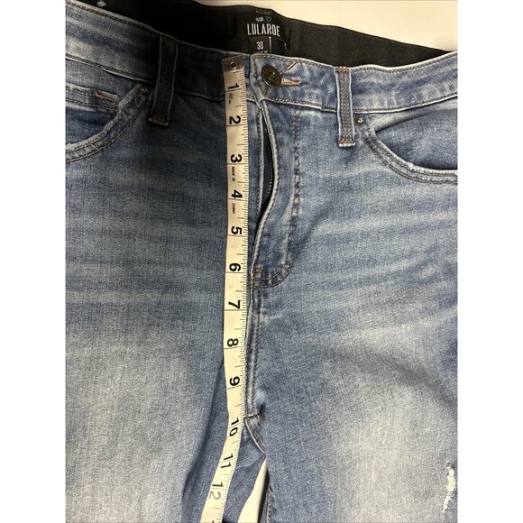 Lularoe Jeans Women's Size 30 Distressed - Picture 10 of 11